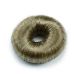 Blonde synthetic hair bun (large)