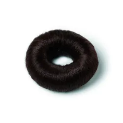 Brown synthetic hair bun (small)