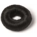 Black synthetic hair bun (small)