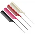 Y.S.PARK 108 stainless steel pin tail comb