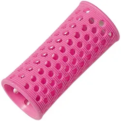 Comair plastmasas matu ruļļi (27mm-roza)