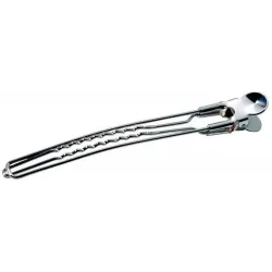 Comair chrome hair clips