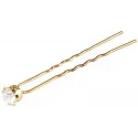 JZA hair pin with a white pearl