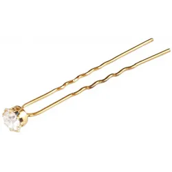 JZA hair pin with a white pearl
