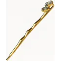 JZA W100 bobby pins with crystals