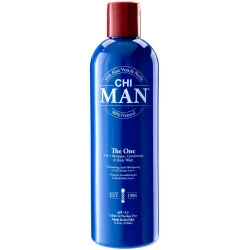 CHI Man The One 3-in1 šampūns, kondicionieris un dušas želeja (355ml)