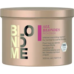 Schwarzkopf Professional BlondMe All Blondes Rich kaukė (500ml)