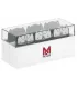 Moser set of magnetic attachment combs