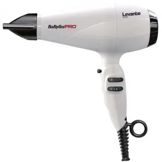 BaByliss PRO Levante White hair dryer