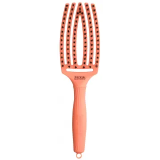 Olivia Garden Fingerbrush Combo Medium Coral hairbrush