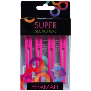 FRAMAR Super Sectioners Pink заколки для волос