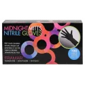 FRAMAR Midnight Mitts nitrila cimdi (mazi, 100 gab.)