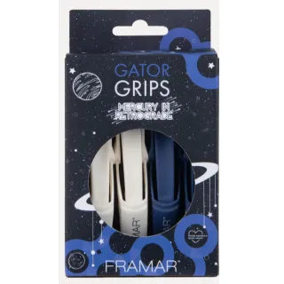 FRAMAR Gator Grips Mercury in Retrograde hair clips