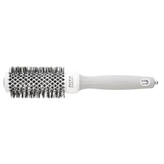 Olivia Garden Expert Blowout Shine White plaukų šepetys (35mm)