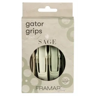 FRAMAR Gator Grips Sage заколки крокодильчик