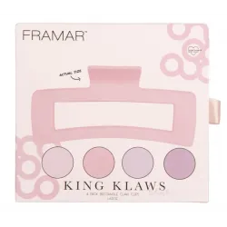 FRAMAR King Klaws Blush hair clips