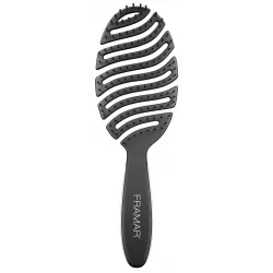 FRAMAR Black Flex hair brush