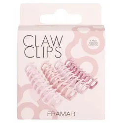 FRAMAR Claw Clips Blush hair clips