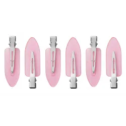 BraveHead Rubberized Pink зажимы для волос (6 шт.)
